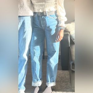 Abercrombie & Fitch High Rise Dad Jeans